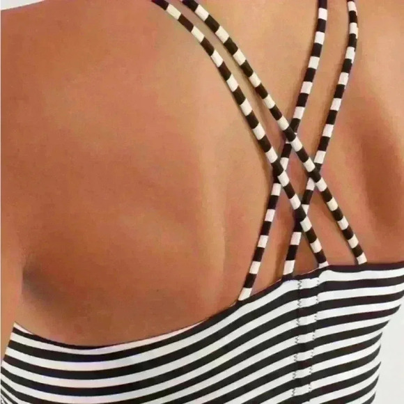 Lululemon Free  To Be Tank
Classic Stripe Black White - Picture 2 of 6
